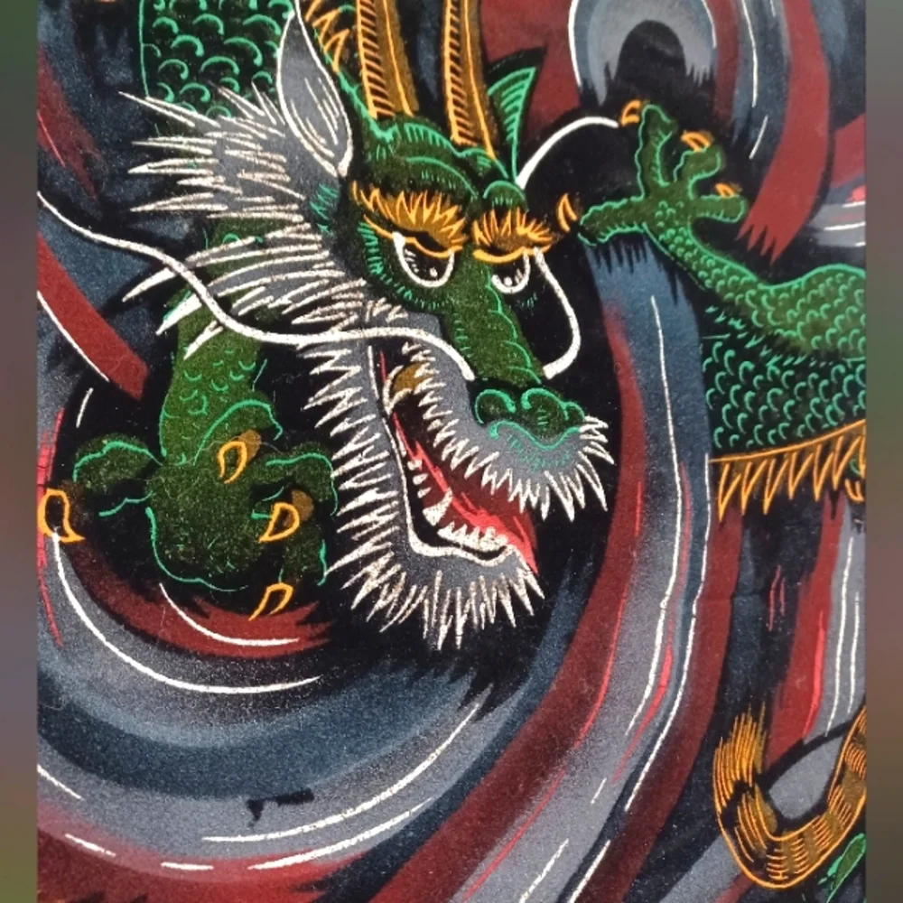 Painted Velvet Hanging Scroll - Picture 5 of 7